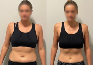 woman's body transformation